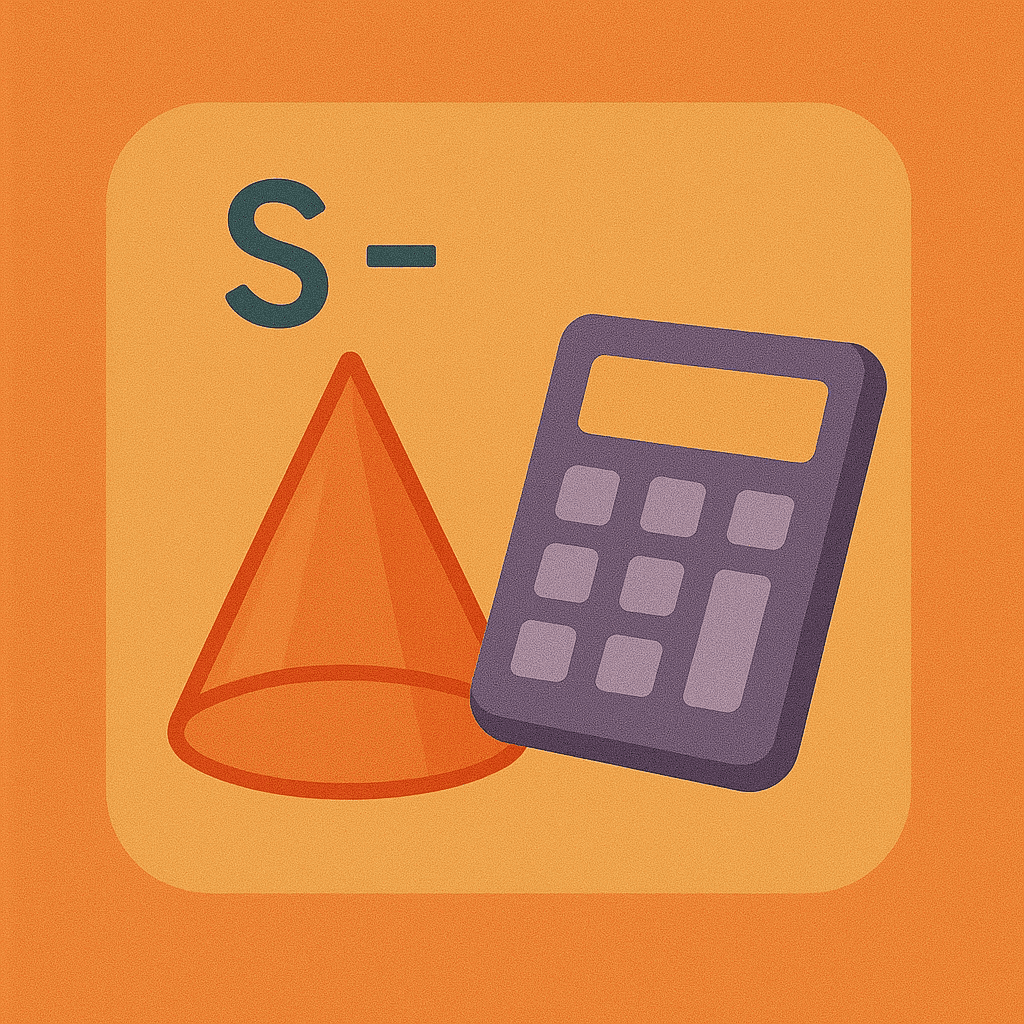 Cone Surface Area Calculator - Calculator HD